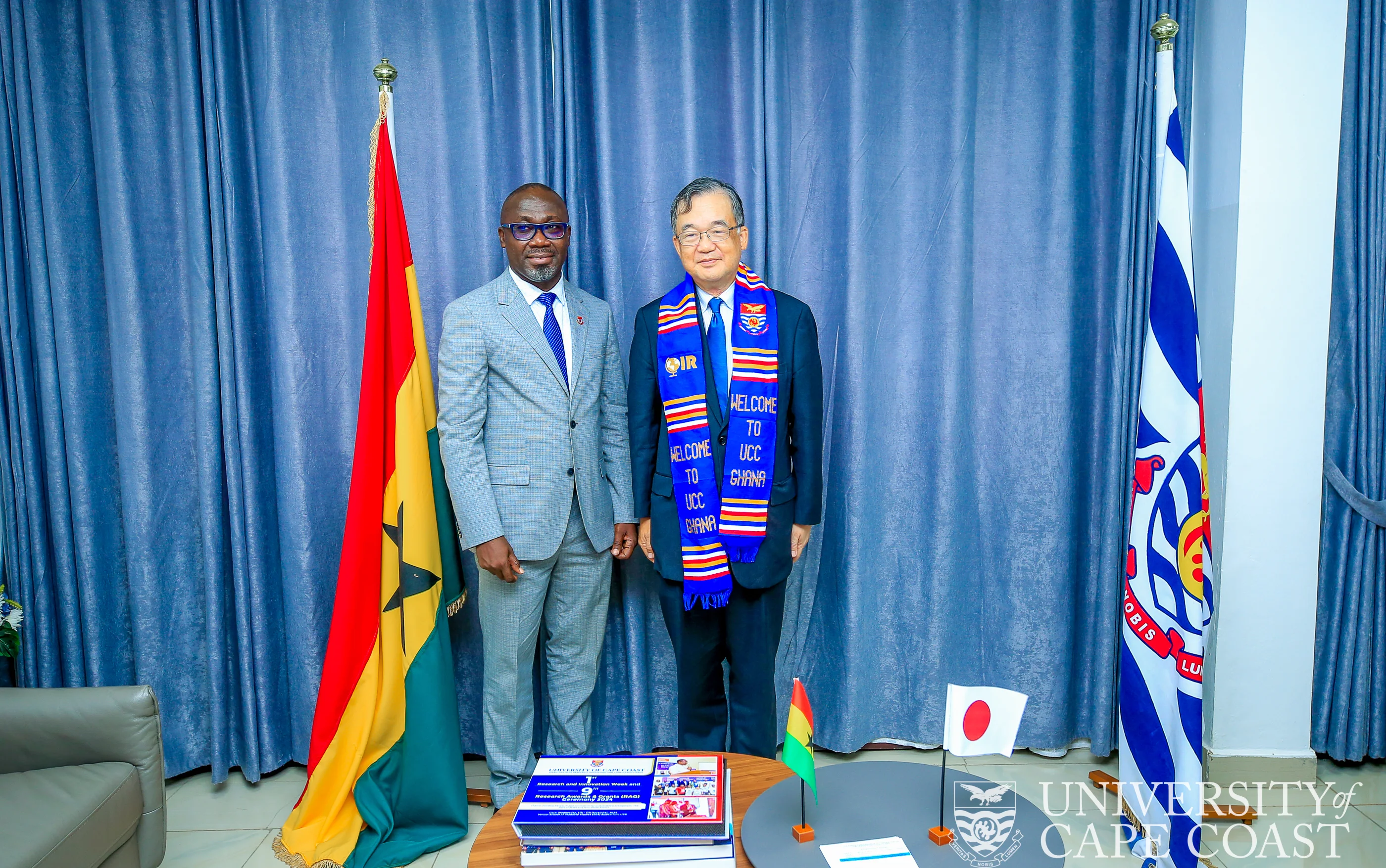 Japanese Envoy Calls on Acting Vice-Chancellor