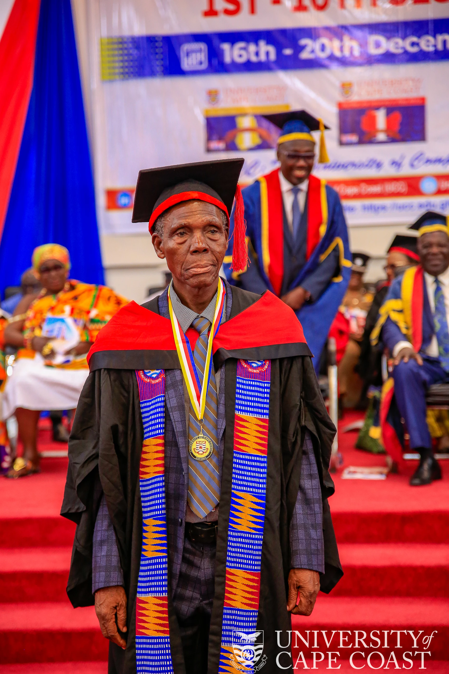 Acting Vice-Chancellor's Father Graduates at 81