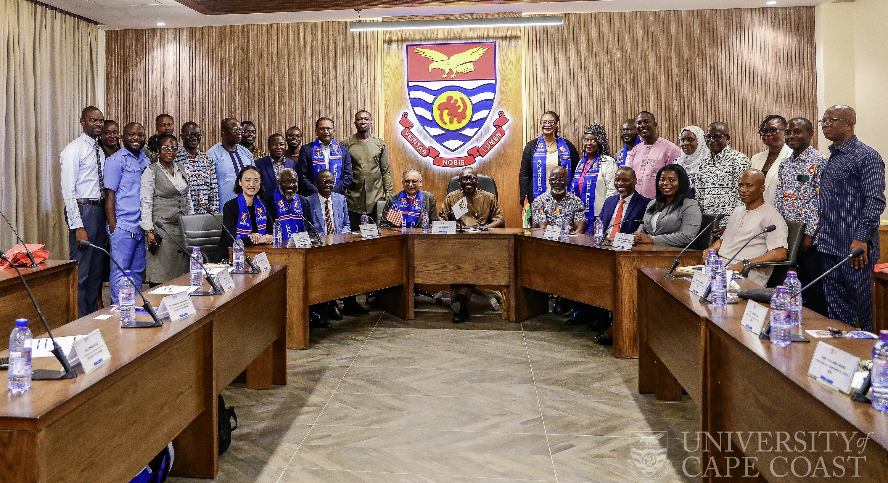 The delegation from University of Cincinnati and University of Cape Coast after the meeting