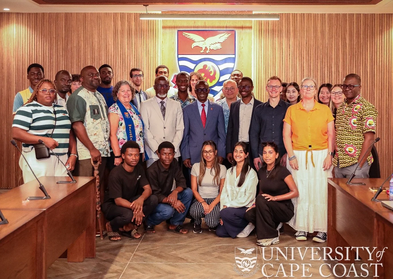 Vice-Chancellor Receives Cincinnati, Cardiff Delegations