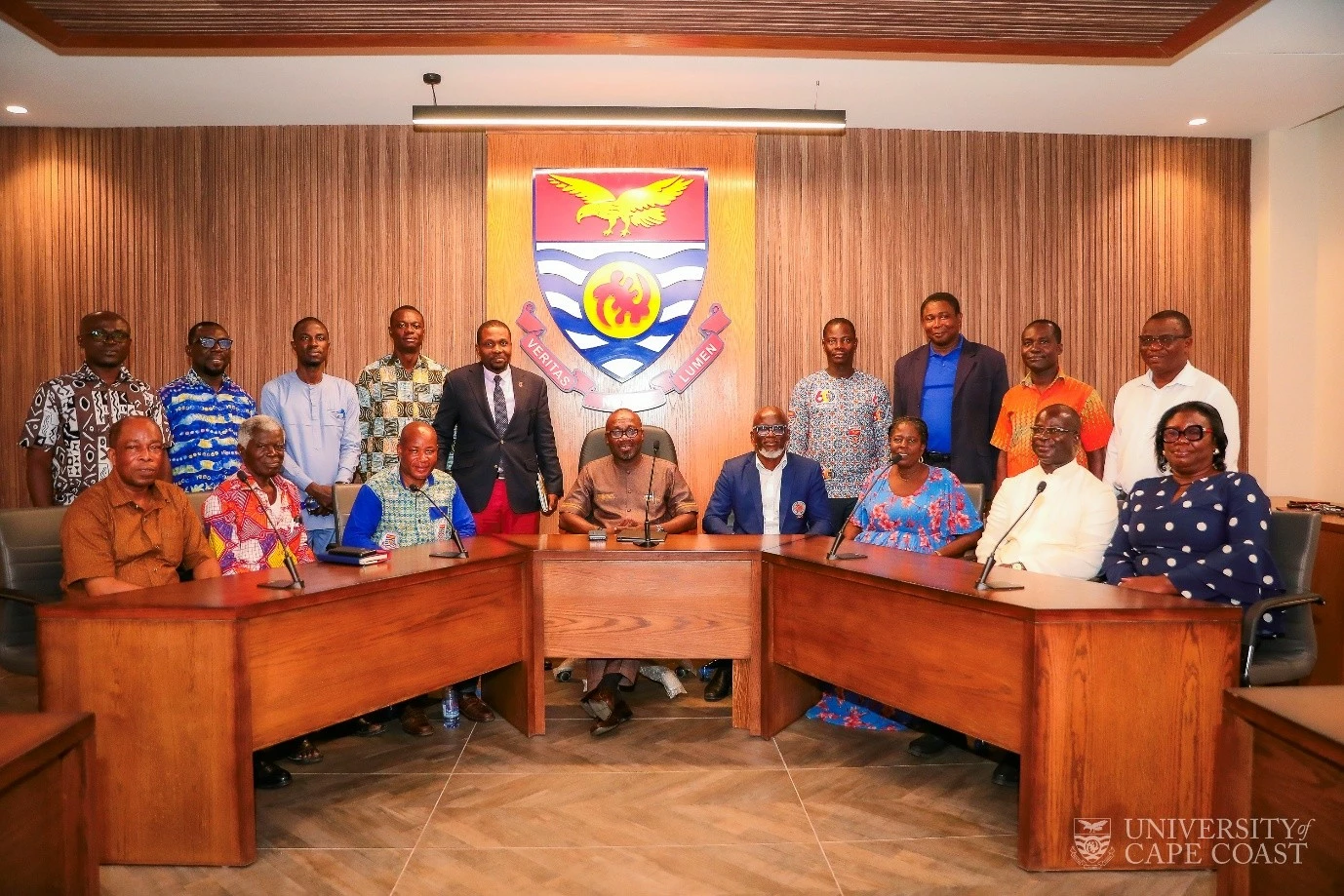 Chaplaincy Committee Delegation Interacts with Acting Vice-Chancellor