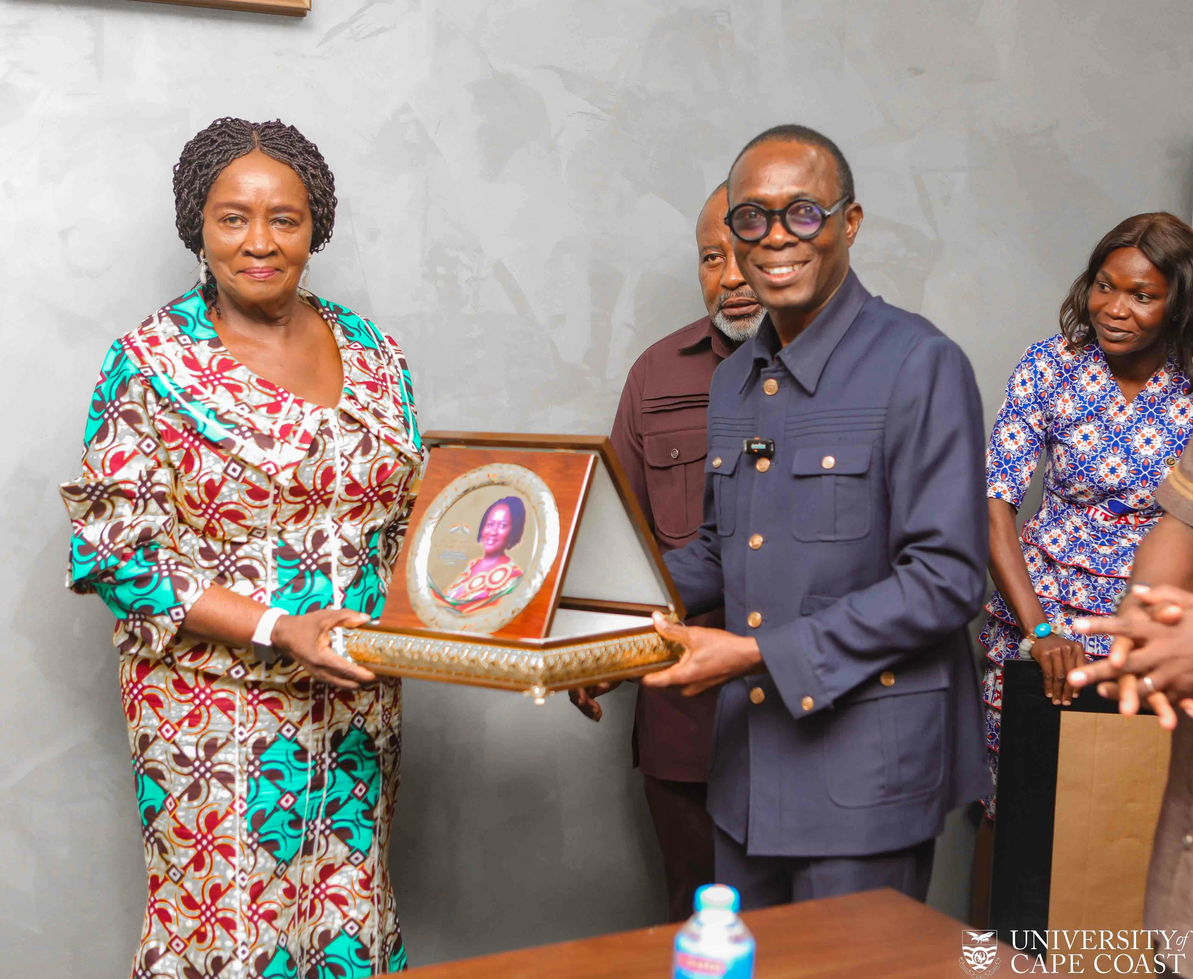 Vice-Chancellor Calls on the Vice President of Ghana