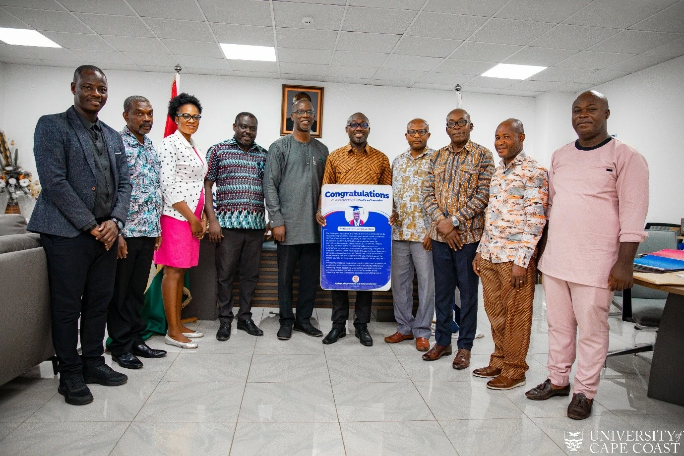 CANS Honours Pro Vice-Chancellor of UCC