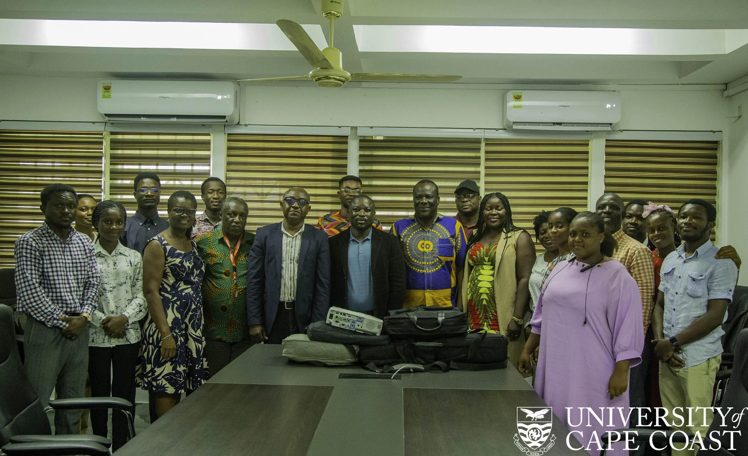 Prof. William Kodom Gyasi Donates 10 High-Quality Projectors to Department of Communication Studies