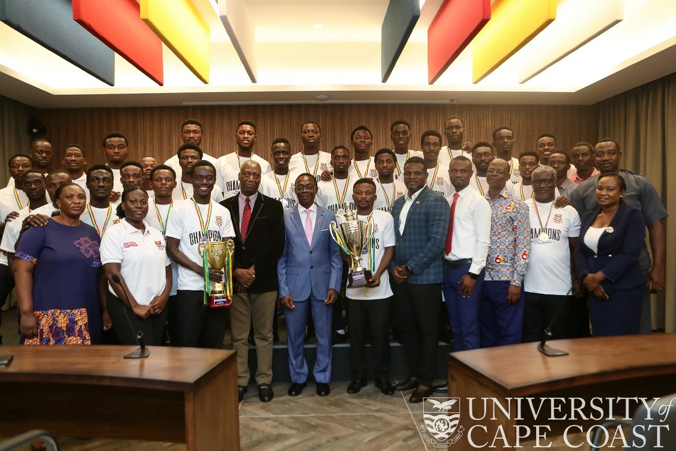 Vice-Chancellor Congratulates UCC Youngsters