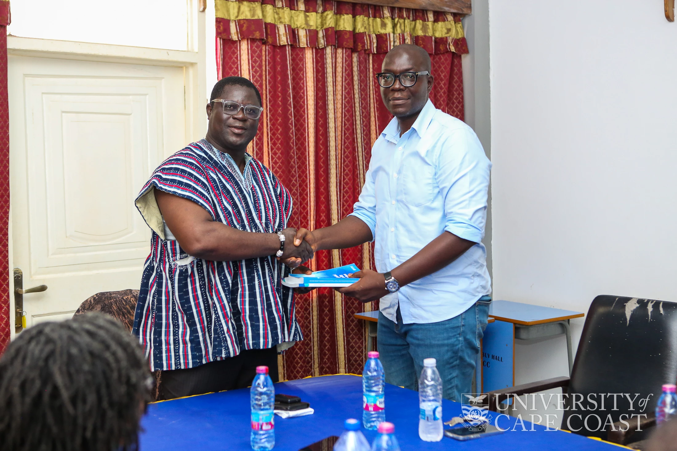 Prof. Kofi Amegah Donates Books to Dept. Of Environmental Science