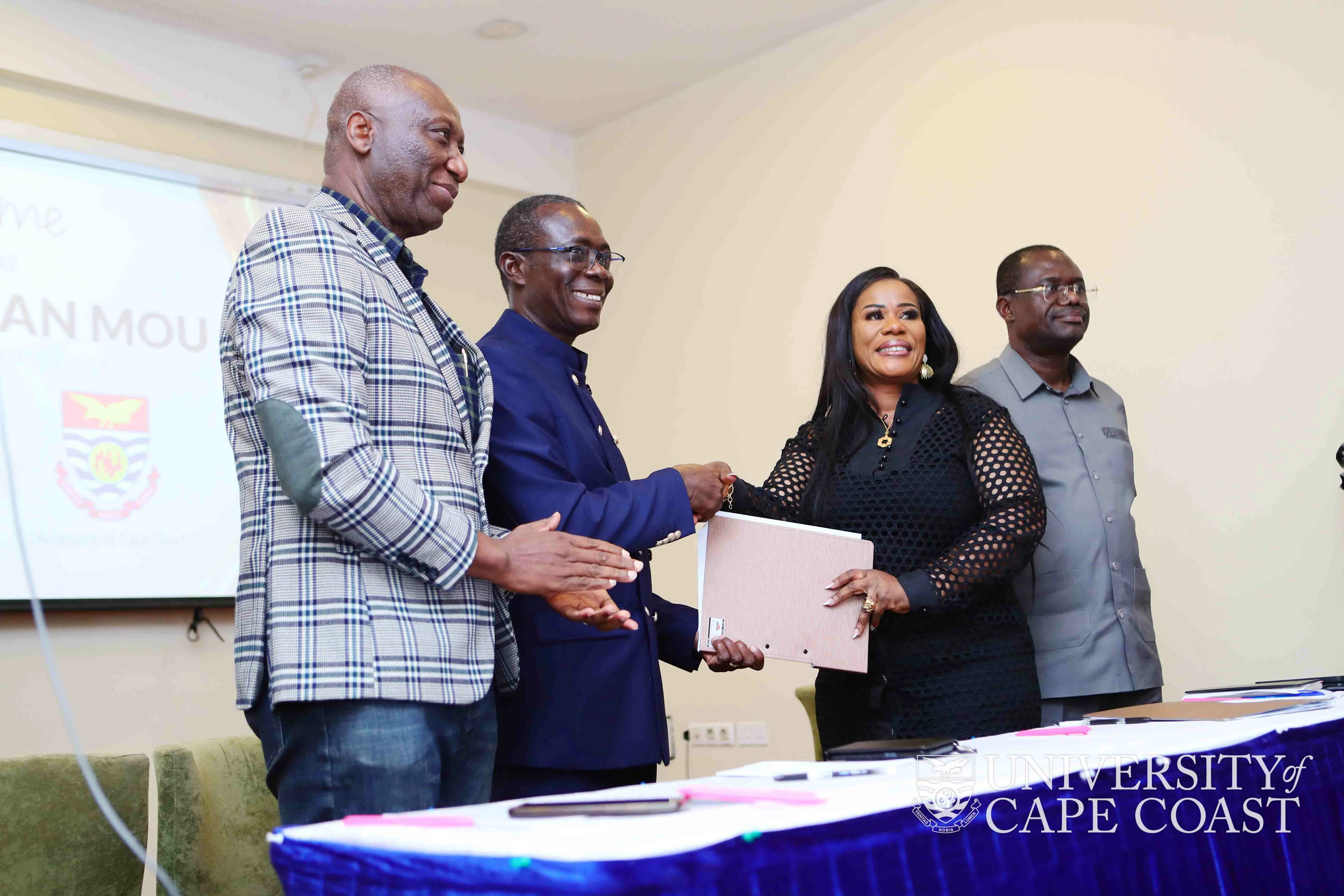 UCC, Asian African Consortium Sign MoU to Boost Rice and Legume Production in Ghana