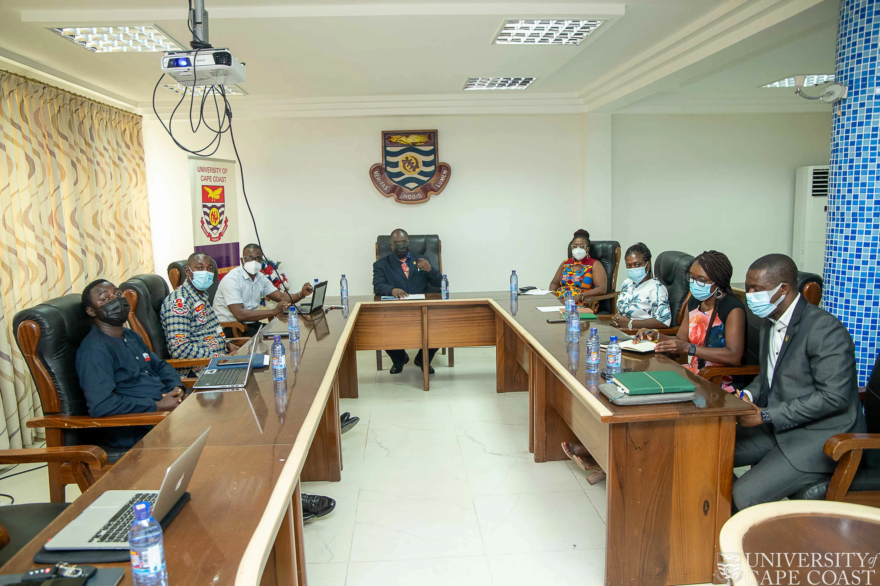 Delegation from the Office of Grants and Research (OGR) at the KNUST Pays Familiarisation Visit to DRIC-UCC