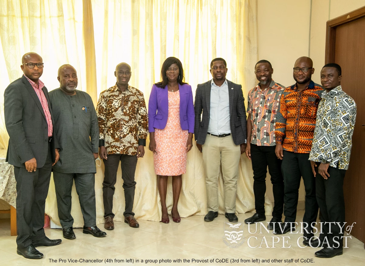 UCC Pro VC Pays Working Visit to Sections of the University