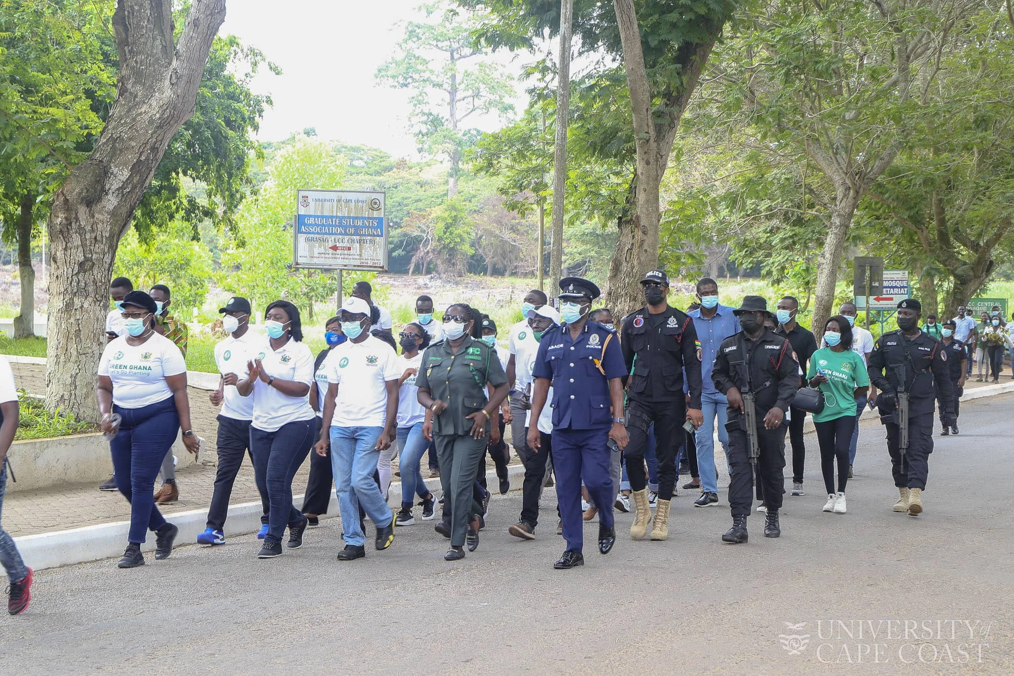 UCC Embarks on Project “green Ghana Green UCC”